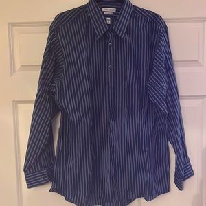 Striped button down shirt